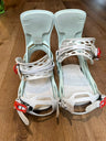 2nd Hand Lexa Mint Blue Snowboard Binding