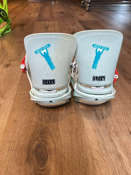 2nd Hand Lexa Mint Blue Snowboard Binding