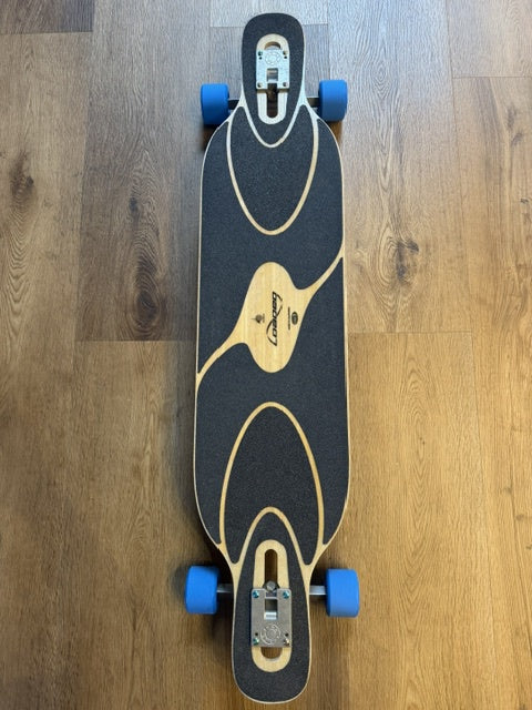 42.8" Dervish Sama Circles Custom Dropthrough Longboard Complete (Flex 1)