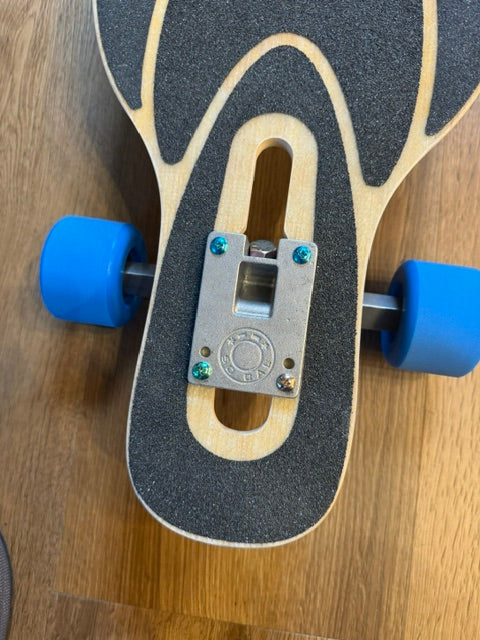 42.8" Dervish Sama Circles Custom Dropthrough Longboard Complete (Flex 1)