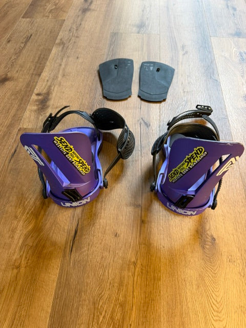 2nd Hand Atlas Purple Snowboard Binding