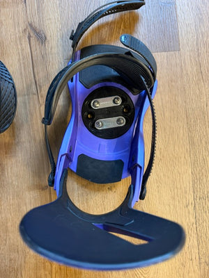 2nd Hand Atlas Purple Snowboard Binding