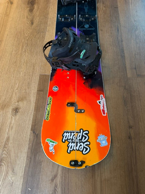 2nd Hand Banked Country Splitboard Set (Board + Bindingen + Skins)