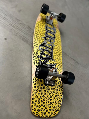 7.875" Horror Script Leopard Cruiser Old School Cruiser Custom Complete
