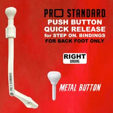 Push Button Quick Release for Step On Bindings