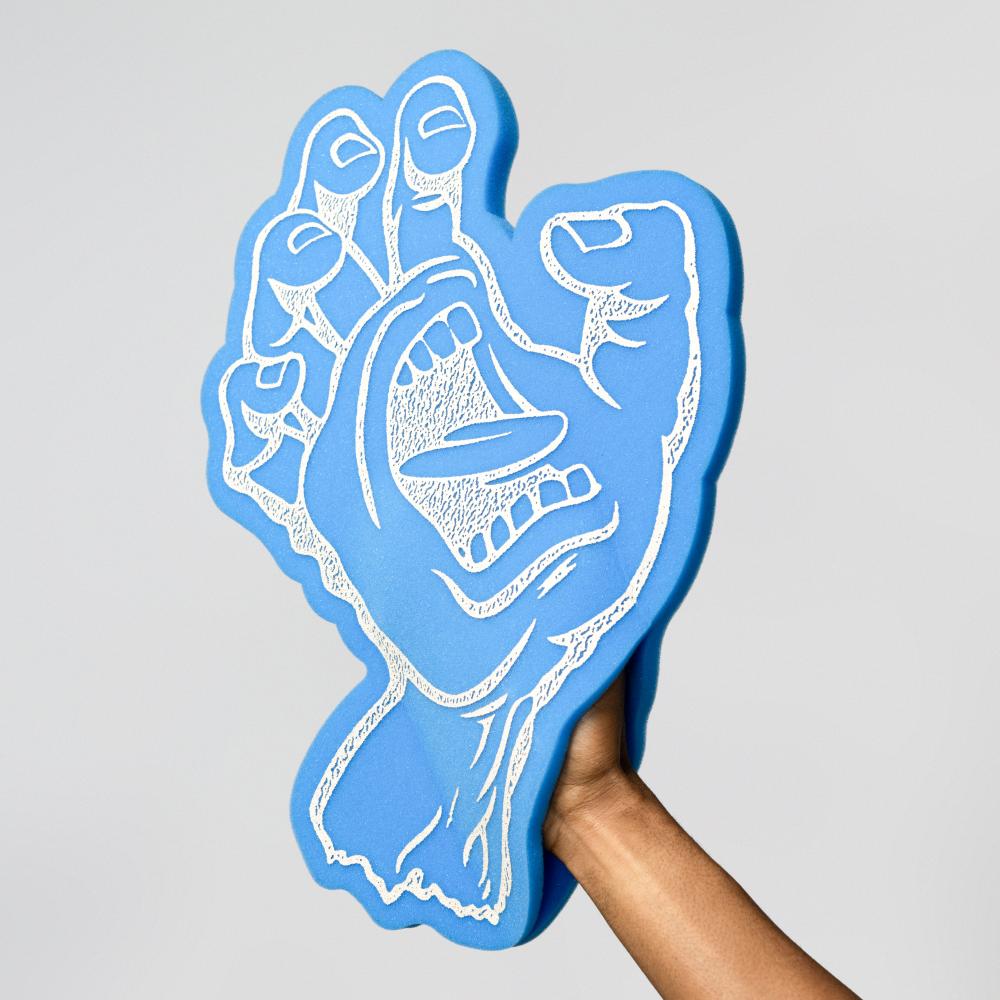 Screaming Foam Hand	Blue