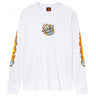 Flaming Dice Dot Front Longsleeve T-Shirt