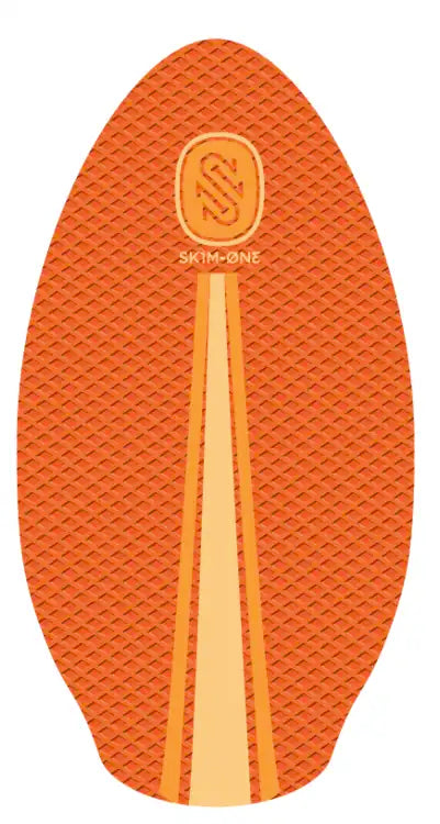 41" Orange EVA Wood Skimboard