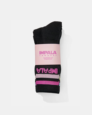 Women's Stripe Skate Socks (3-Pack)