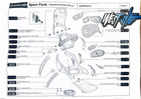 Supermatic Heelcup Axle Screw Set (S30-C1)