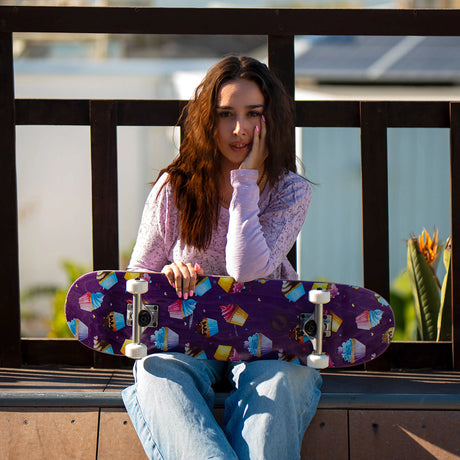 8.125" CUPCAKES Skateboard Complete