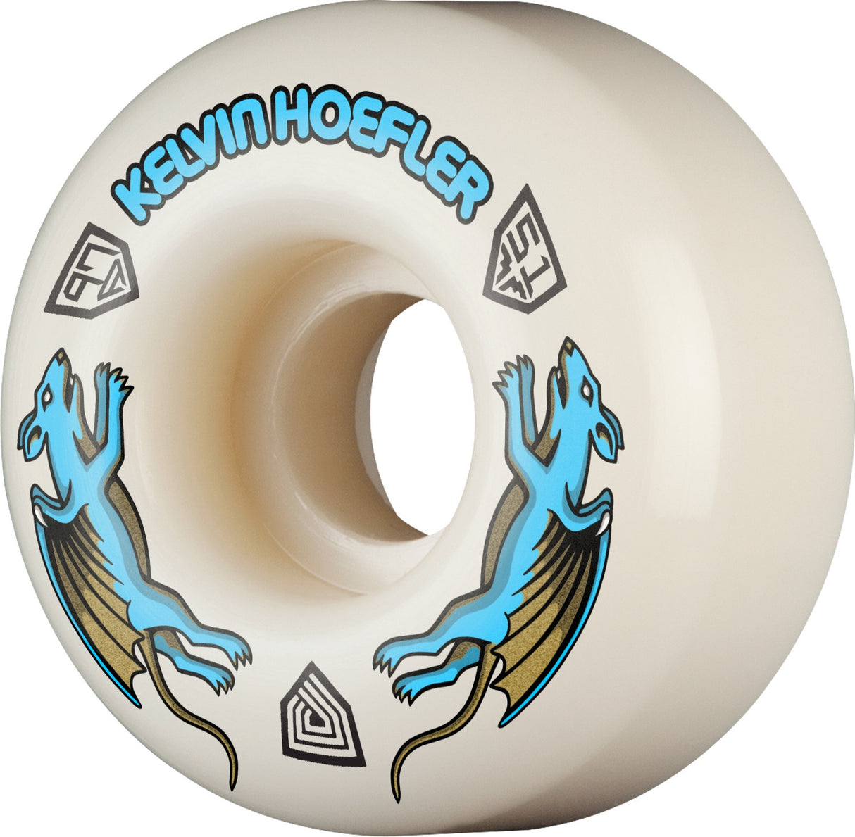 Kelvin Hoefler Pro Dragons Nano Rats Dragon Formula - AV1 Asymmetrical Skateboard Wheels
