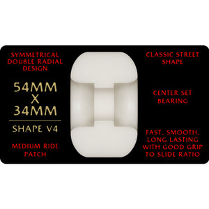 93A Dragons - V4 Symmetrical Shape - Medium V4 Skateboard Wheels