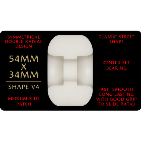 93A Dragons - V4 Symmetrical Shape - Medium V4 Skateboard Wheels