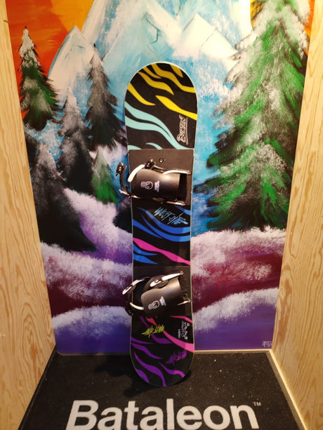 Burton Safari + Minishred Bindings - 2nd Hand Snowboard Set