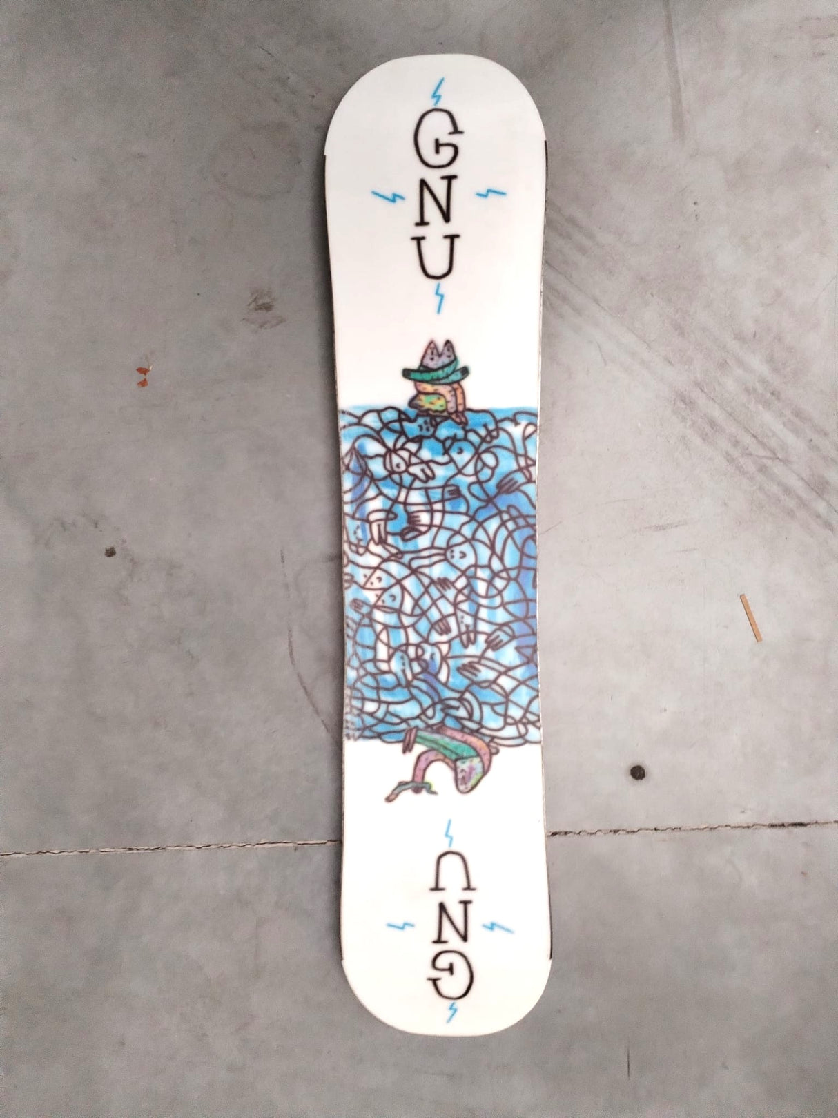 Gnu Recess Asym BTX - 2nd Hand Kids Snowboard