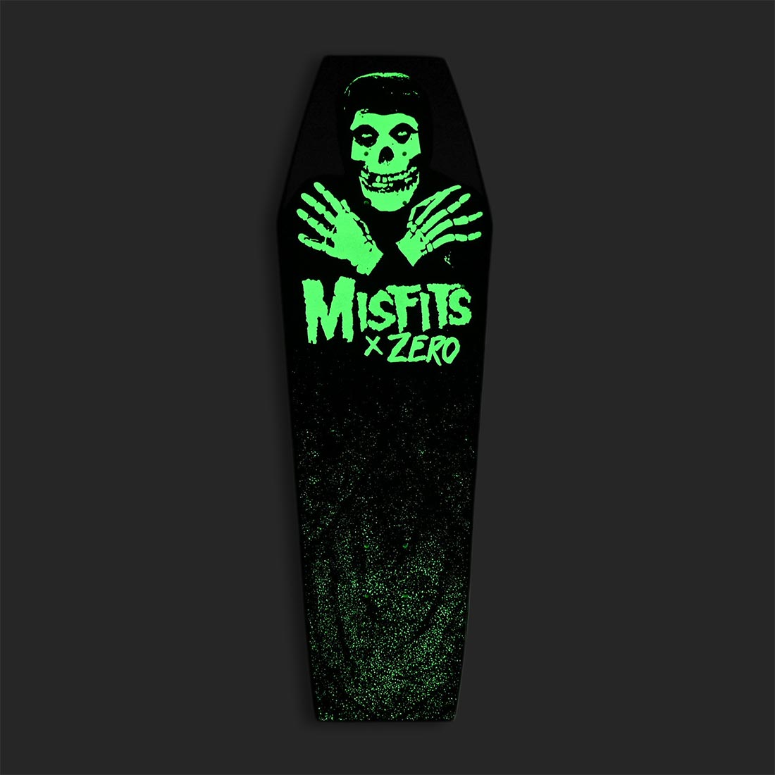 9.5" x Misfits Fiend Coffin Skateboard Deck