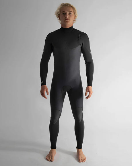 3/2mm Pro Sealed Steamer Black Wetsuit