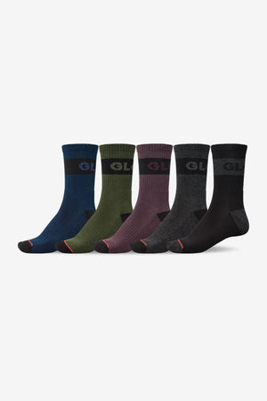 Horizon Crew 5-Pack Skate Socks