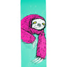 8.5" Sloth on Popsicle Teal Dip Skateboard Deck
