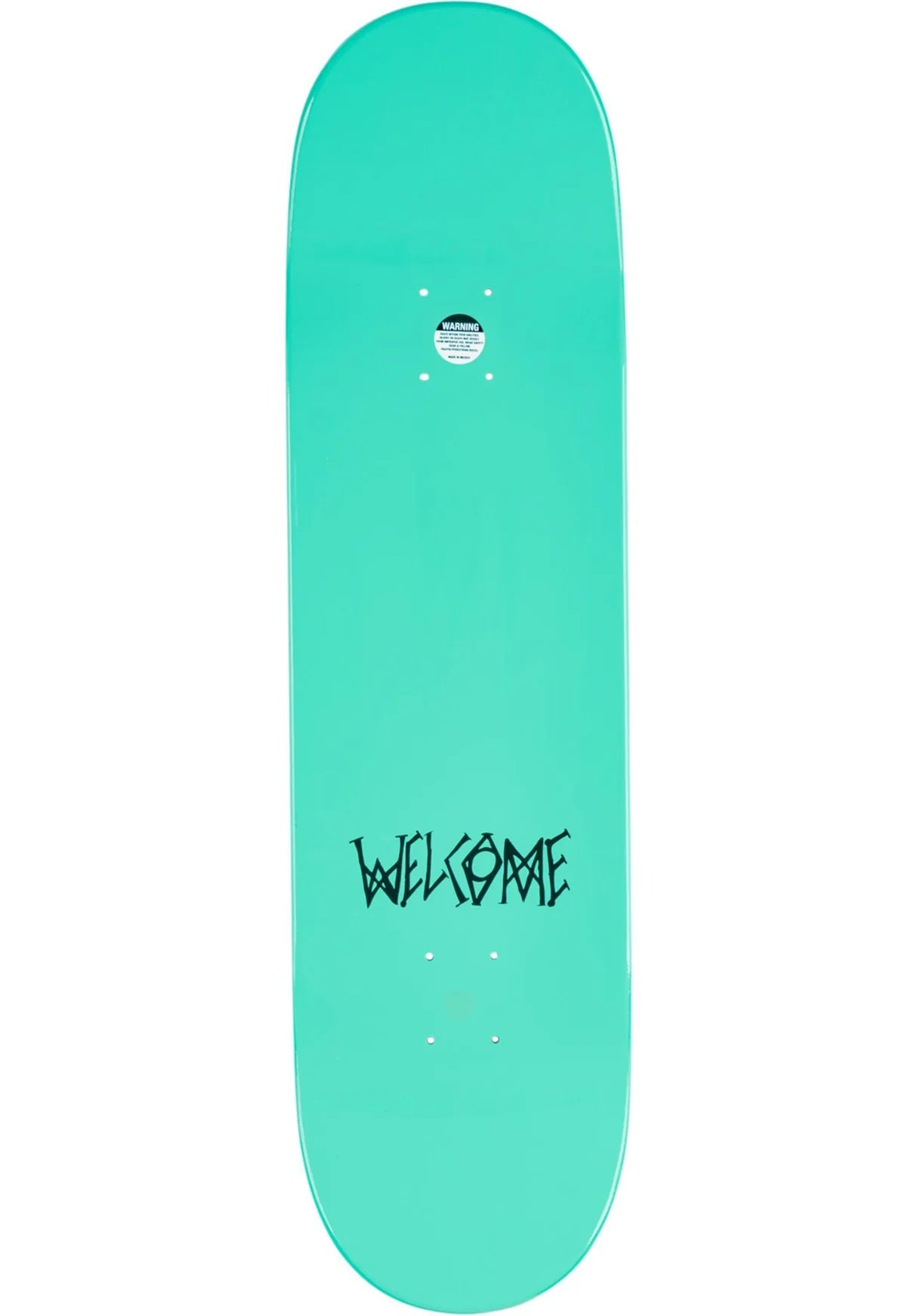 8.5" Sloth on Popsicle Teal Dip Skateboard Deck