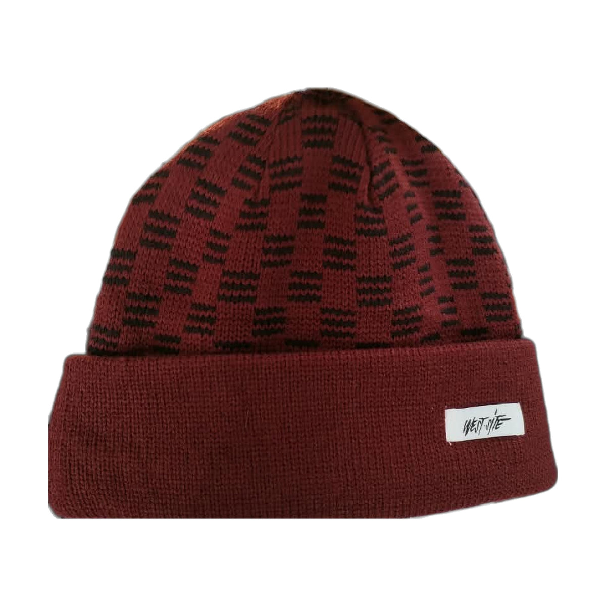 x West-Site Squared Fleece Lined Beanie