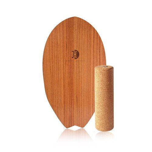 Surf Rosewood Balance Board + Roller