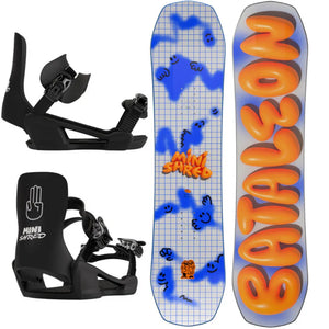 2nd Hand Minishred Kids Snowboard Set