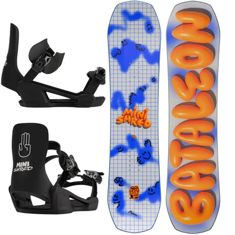 2nd Hand Minishred Kids Snowboard Set