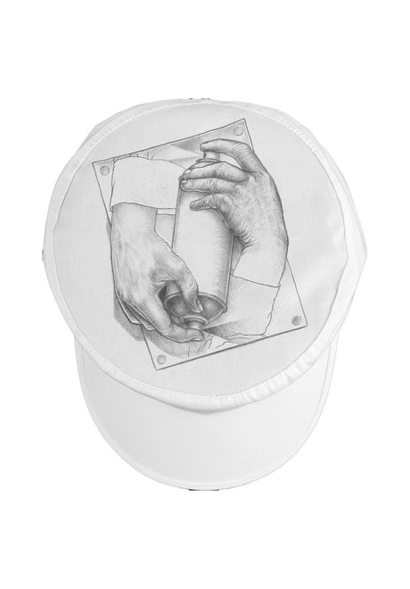 Spraying Hands Painter Snapback Cap