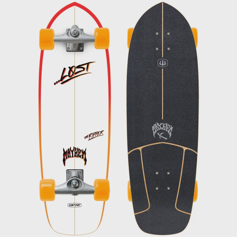 31" CX Lost Ripper Surf Skate Complete