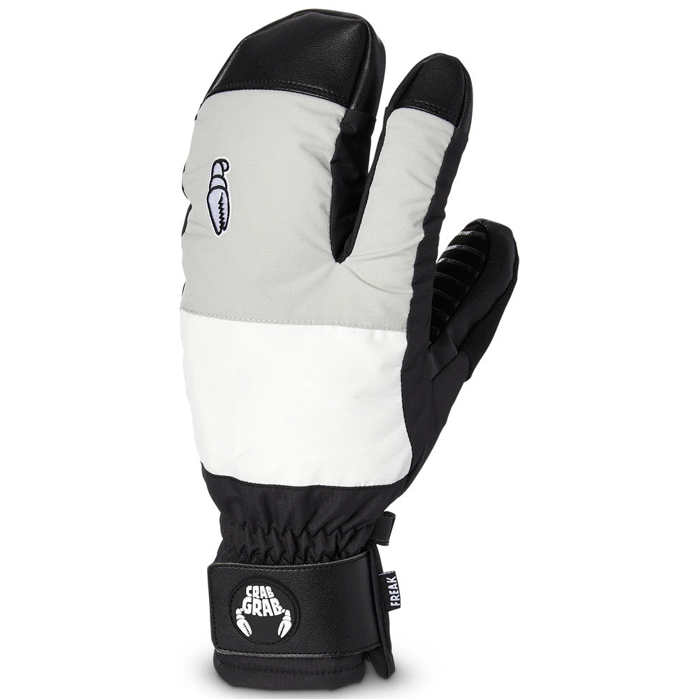 Crab Grab Gloves & Traction Freak Trigger Grey Scale Snowboard