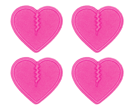 Mini Hearts Snowboard Traction Pads (4-Pack)