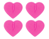 Mini Hearts Snowboard Traction Pads (4-Pack)