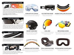 Slain MAG Cylindrical Snow Goggle