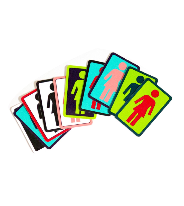 3" OG Girl Logo Skateboard Sticker