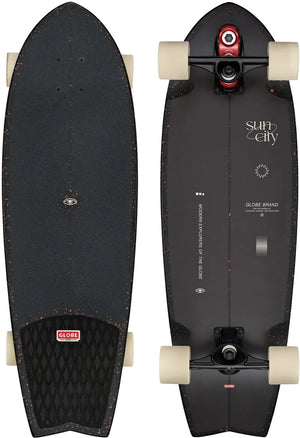 Sun City 2 Astro Red Surfskate Complete