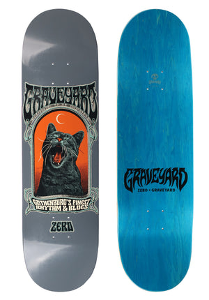 8.5" x Graveyard Screaming Cat Skateboard Deck