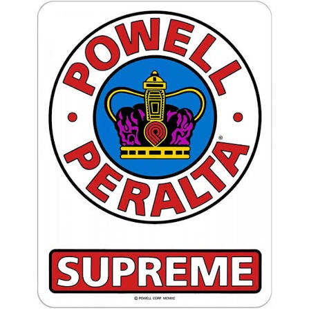 Supreme OG Skate Ramp Sticker 12" x 9.25"
