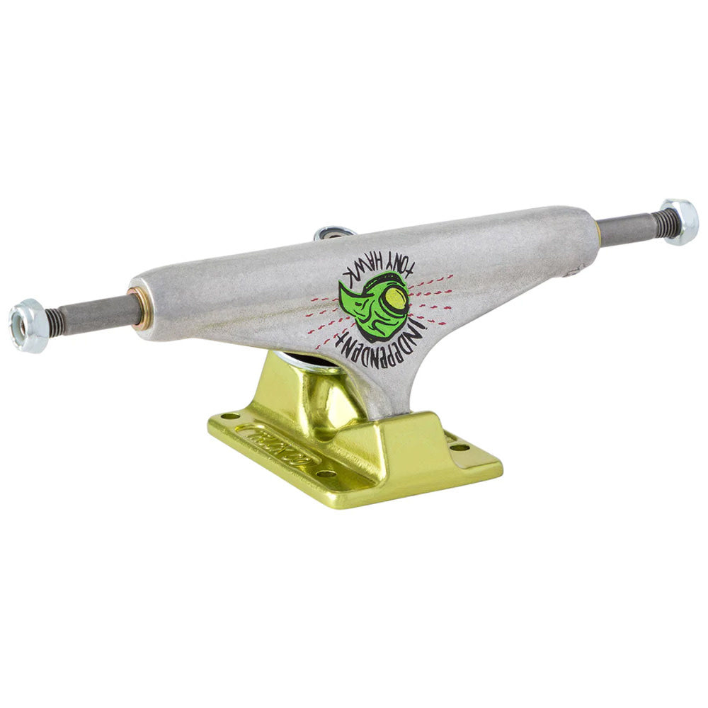 139 Stage 11 Forged Hollow Pro Tony Hawk Transmission Silver Green Truck
