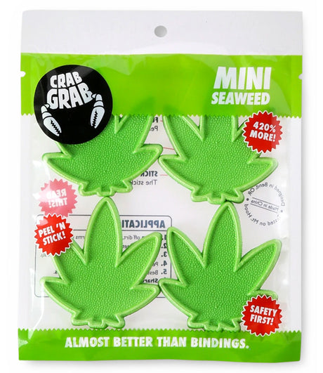 Mini Seaweed Snowboard Traction Pads (4-Pack)