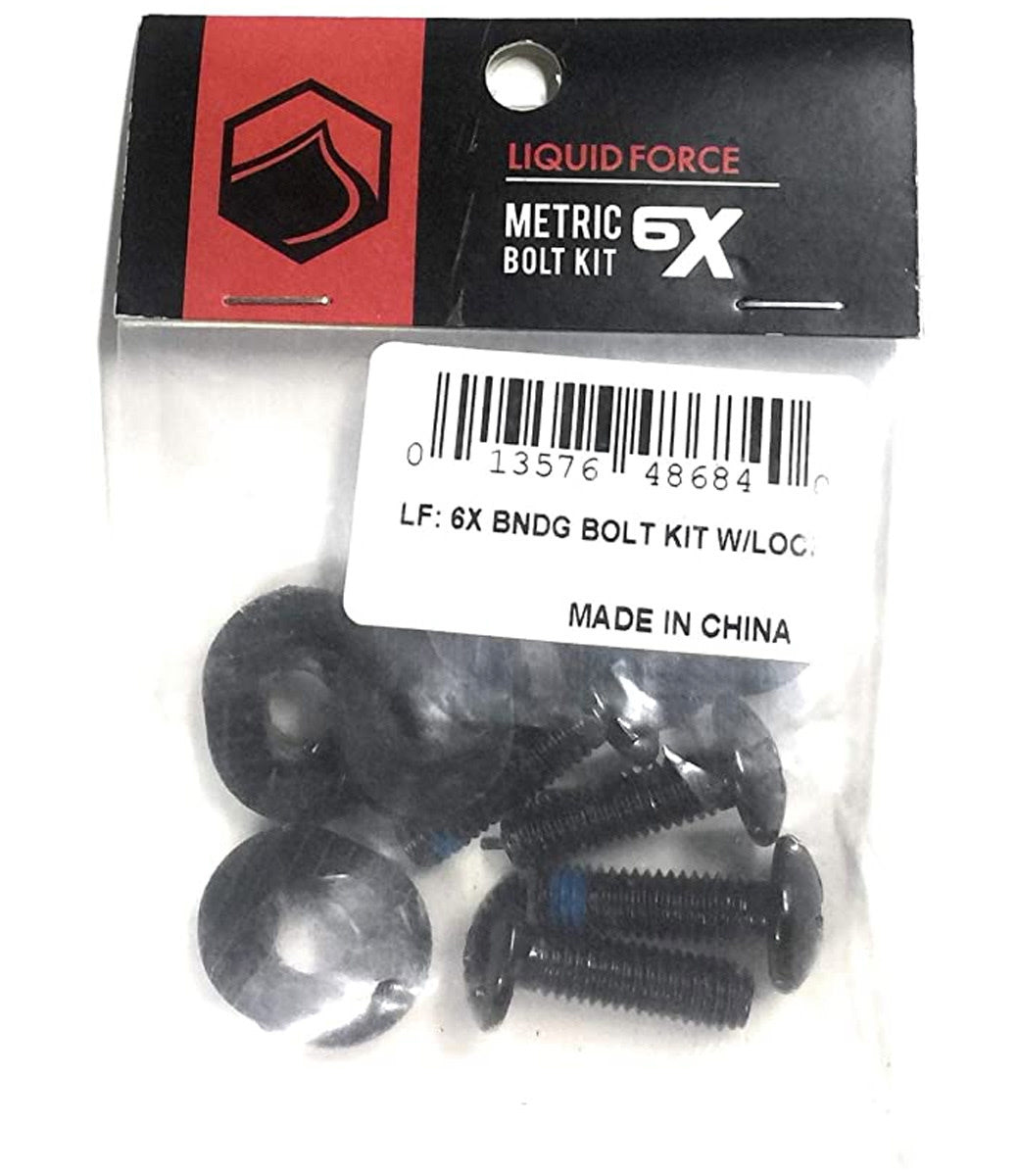 6X Wakeboard Binding Bolt Kit W/Loc
