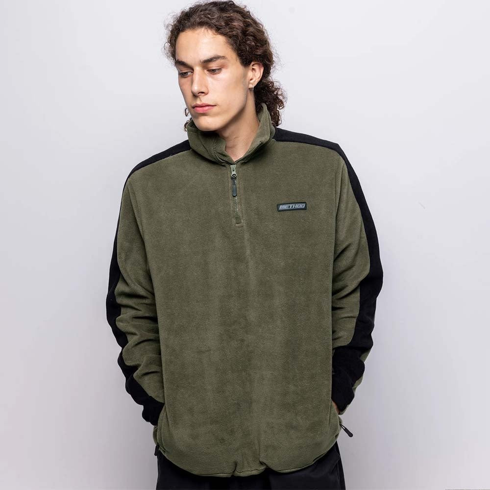 Fast Times 1/4 Zip Fleece Sweater