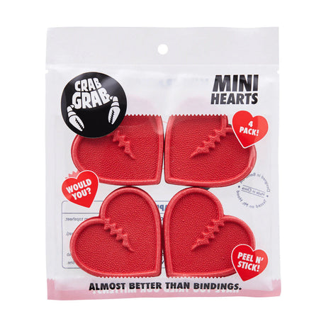 Mini Hearts Snowboard Traction Pads (4-Pack)