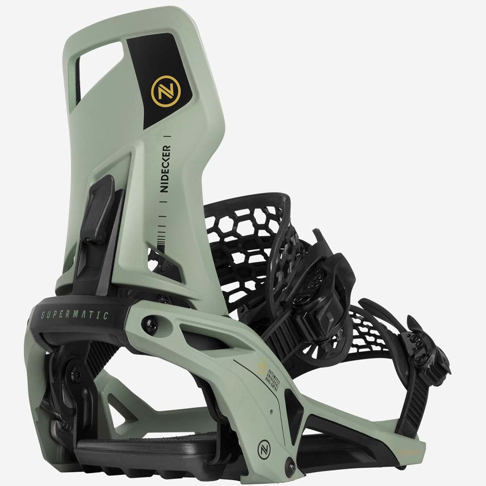 Supermatic Snowboard Binding Olive