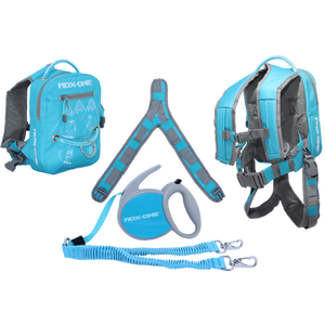 Sklon Ski And Snowboard Harness Trainer Backpack For Kids - Teach Your Child The Fundamentals Of Skiing And Snowboarding (Blue Frost
