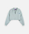 Women's Seafoam Polo Sweater