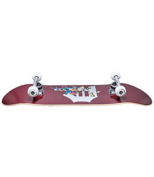 Dirty P Colony Burgundy Skateboard Complete