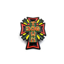 Enamel Cross Logo Pin