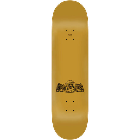 8.27" Guzman Dining With The Dead Gold Skateboard Deck